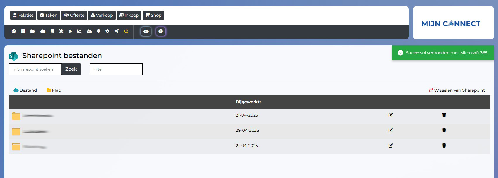 SharePoint Online integratie - naadloze samenwerking met Microsoft